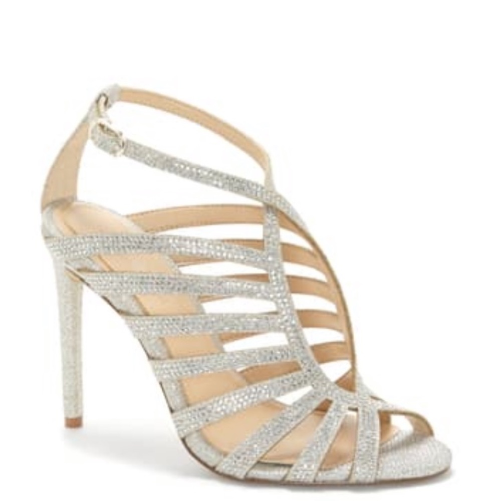 Brand New Vince Camuto Silver Dress Heels